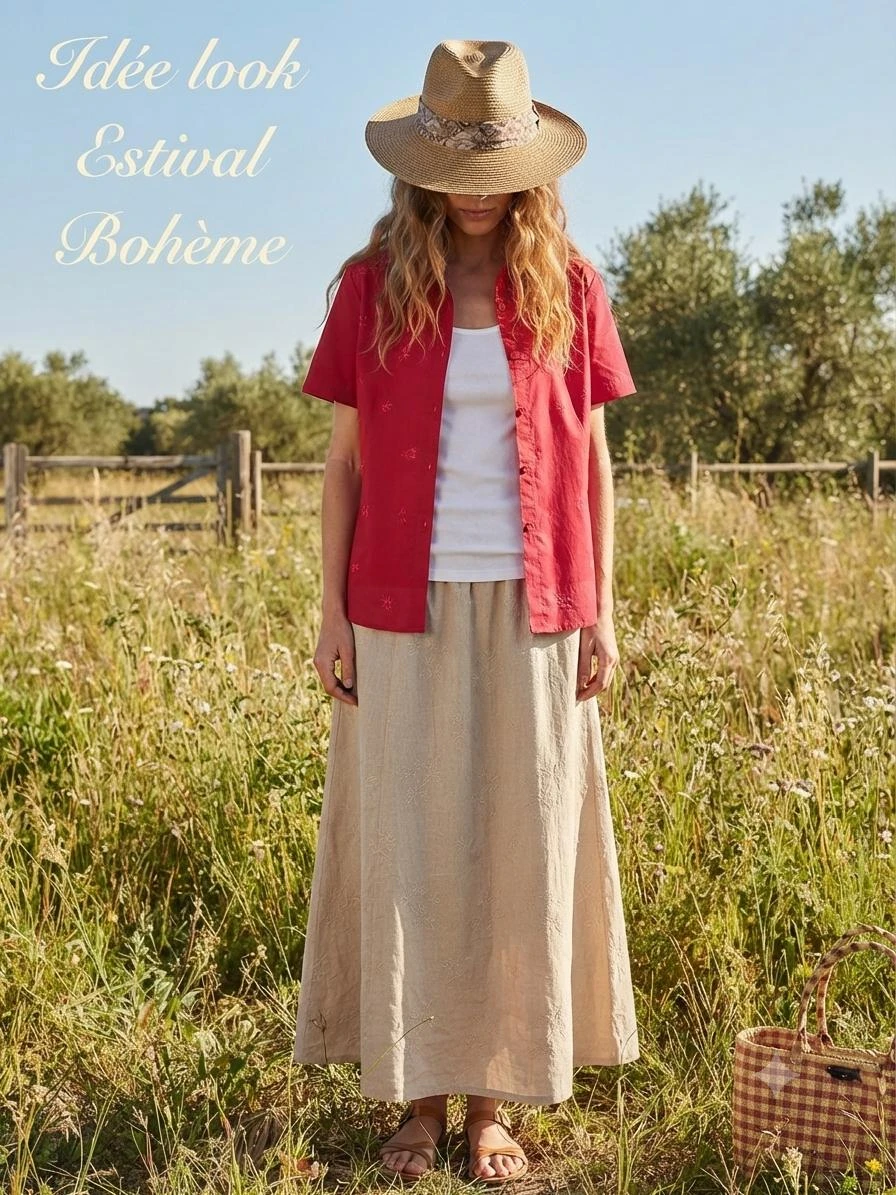 🌸 Gebrocheerde Fuchsia Bloesem & Strass Blouse Adèle Joris - Maat 40 🌸 – photo 7